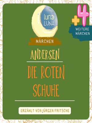 cover image of Die roten Schuhe plus vier weitere Märchen von Hans Christian Andersen